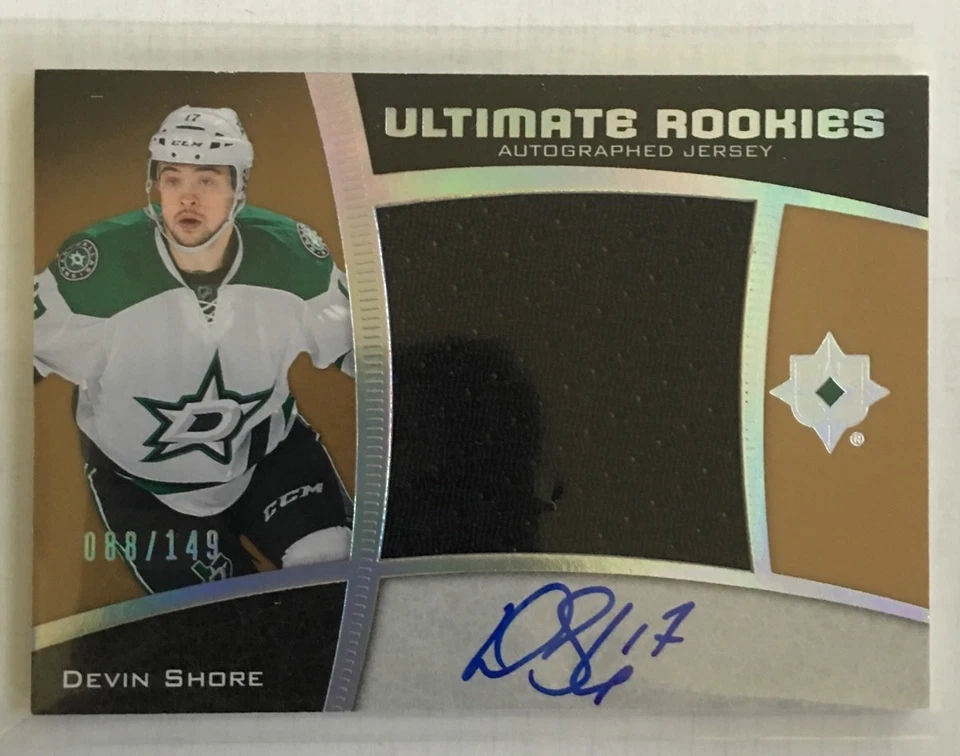 2015-16 Ultimate Rookies Devin Shore /149 Auto Jersey Upper Deck 15/16 SP UD !!! - Image 1 of 1
