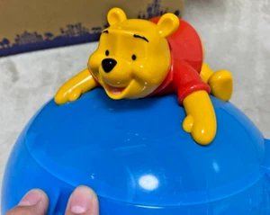 Cubo palomitas Tokyo Disney Resort Pooh 2014 globo limitado usado sin caja - Imagen 1 de 4