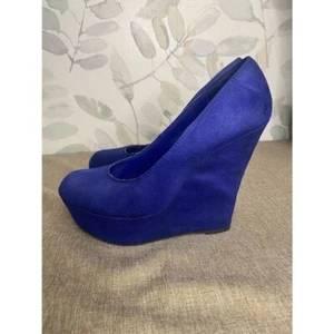 Brash Women’s Faux Suede Wedges. Size 7.5 - Picture 1 of 11