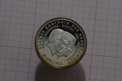 🧭 🇳🇱 OLANDA 2013 MEDAGLIA ARGENTO PROVA BELLA TONALITÀ 27,86 Gr. 40 mm B70... - Immagine 1 di 4