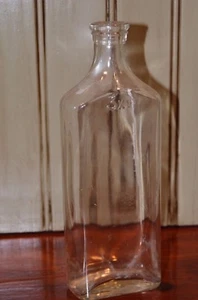 3 XVI Pharmacy Medicine Bottle 9 Illinois Glass Company Diamond I 9" tall - Picture 1 of 7