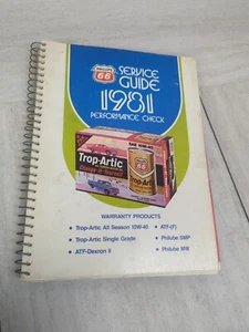 Phillips 66 Service Guide 1981 Vintage Spiral Service Book - Bild 1 von 9