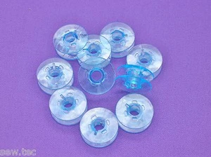10 BOBBINS TO FIT PFAFF SEWING MACHINES (BLUE)  #820779096 - Picture 1 of 3