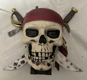 Disney Pirates of Caribbean Talking Skull Room Alarm Sensor Display Tested Works - Picture 1 of 4