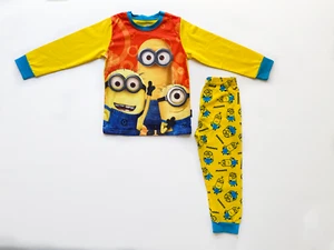Toddler Boys Pajama Suit Long Sleeve Minions 2Pcs Sleepwear Set Size 3T-7T - Picture 1 of 1