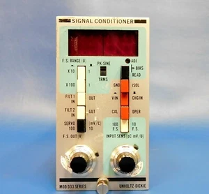 Unholtz-Dickie Model D33 Signal Conditioner Untested - Picture 1 of 6