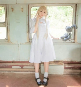 Anime Yosuga No Sora Kasugano Sora Cosplay Dress Lolita Uniform Party Costumes - Picture 1 of 9