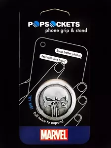 Authentic PopSockets Marvel Punisher PopSocket Pop Socket Phone Holder Grip - Picture 1 of 3