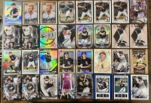 ANDREW VAUGHN Huge Lot of 32 RCs! Inserts, Flagship, Etc. See PICS! BREWERS - Picture 1 of 2