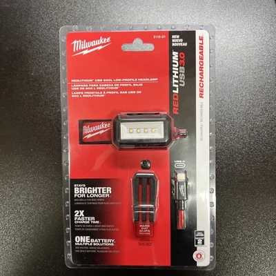 Milwaukee 2115-21 USB перезаряжаемая низкопрофильная фара - Изображение 1 из 4