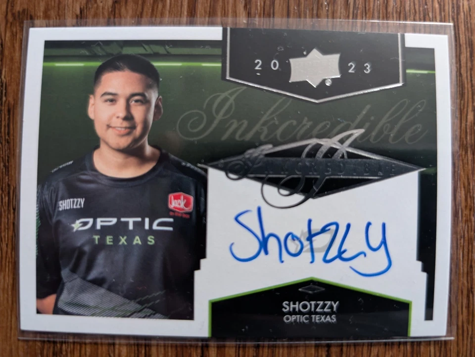 SHOTZZY 2023 Upper Deck CALL OF DUTY LEAGUE INKCREDIBLE ON CARD AUTO PWE - Image 1 of 1