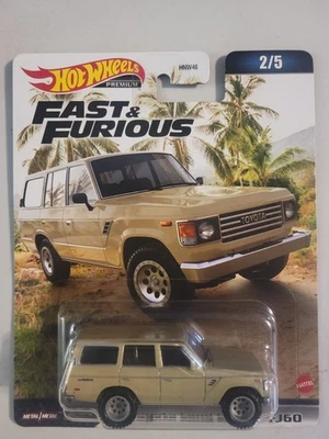 '23 HOT WHEELS PREMIUM TOYOTA LAND CRUISER FJ60 FAST & FURIOUS SERIES USA STOCK - Image 1 of 4