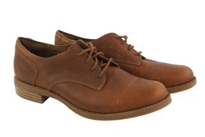 TIMBERLAND A1IE8 Women Shoes EU37.5/38 Brown Leather Low Top Lace Up Almond * - Picture 1 of 16