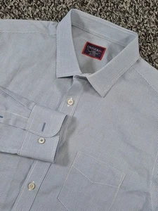 UNTUCKit Mens Large Gray Slim Fit Long Sleeve Button Up Shirt Wrinkle Free - Picture 1 of 7