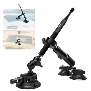 Dreifach Saug Auto Kamera Halterung Kit-unsichtbare Stange 47", für Insta360-X5/GoPro - Bild 1 von 8