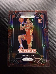 2023-24 Panini Prizm Monopoly Classic Icons Red Prizm Kobe Bufkin #6 Rookie RC - Picture 1 of 2