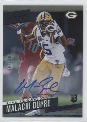 2017 Prestige Xtra Points Purple Signatures /100 Malachi Dupre Rookie Auto RC - Image 1 of 2