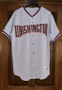WASHINGTON NATIONALS BRAD WILKERSON Majestic Baseball Trikot Herren L grau MLB - Bild 1 von 7