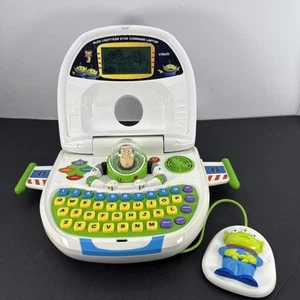 VTech Toy Story 3 Buzz Lightyear STAR COMMAND Laptop Toy - Countless Features - Picture 1 of 6