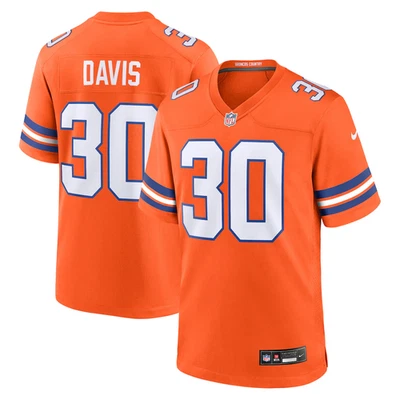 Camiseta deportiva de jugador retirado Terrell Davis Denver Broncos Nike Mile High Collection #30 Foto 1 de 4