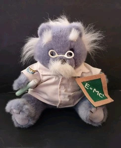ALBERT EINSTEIN Oso Científico Loco de Peluche - Peluche de 8" con Gafas y Abrigo de Laboratorio - Imagen 1 de 10