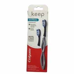 Kit básico de blanqueamiento de cepillo de dientes manual Colgate Colgate Keep - plateado 1,0 unidades - Imagen 1 de 2