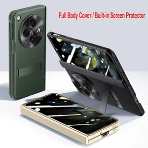 For OnePlus Open Case Rugged Metal Kickstand Case with Hinge Screen Protection - Picture 1 of 19