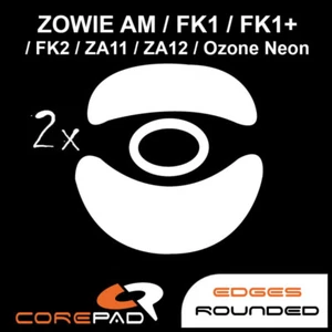 Corepad Skatez Zowie AM FK1 + FK2 ZA11 ZA12 Mouse Feet Hyperglides PTFE Teflon - Picture 1 of 1