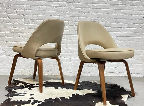 Mid Century MODERN Saarinen ARMCHAIRS, a PAIR Cover