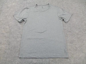 Onia Shirt Mens Small Gray Short Sleeve Crew Neck Polyester Adult Casual Tee - Picture 1 of 7