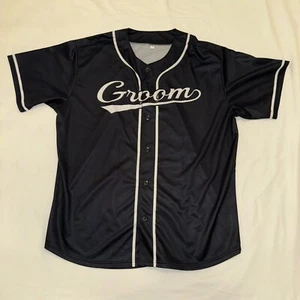 Camiseta de novio para hombre 2XL regalo de soltero béisbol MLB camisa boda matrimonio esposo - Imagen 1 de 6