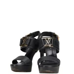 LOUIS VUITTON Sandalias de Tacón Horizon Talla: 36 Mujer 【Usadas】 - Imagen 1 de 12