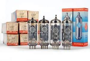 ONE EBF80/6N8 TELEFUNKEN NOS Tube Röhre Valvola Lampe TSF Valvula Valve 진공관 真空管 - Picture 1 of 1