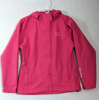 Helly Hansen Womens Jacket Hood Size M Polyester Pink - Image 1 of 4