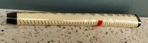 New Exotic Snakeskin Laced Leather Putter Grip - White - Picture 1 of 3