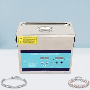 3.2L Stainless Steel Ultrasonic Cleaning Machine LED Ultrasonic Cleaner 100dB - Picture 1 of 21