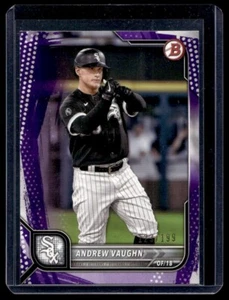 2022 Bowman motif violet Andrew Vaughn /199 #22 - Photo 1 sur 2