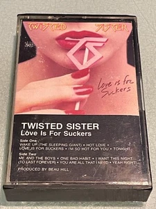 Twisted Sister - Love is For Suckers - Audio Cassette Tape Album - 1987 Atlantic - Picture 1 of 5