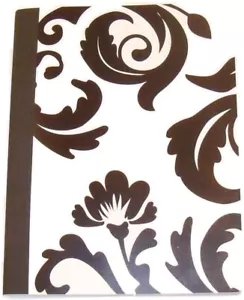 Black & White Damask College Ruled Composition Book (100 Sheets, 200 Pages) - Picture 1 of 1