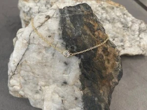 Bracciale Clogau Oro Giallo 18ct Celebrazione Fairtrade Lab Creato Diamanti - Foto 1 di 12