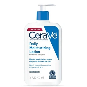 CeraVe Moisturizing Lotion for Face and Body Normal to Dry Skin Daily , 16 oz - Picture 1 of 2