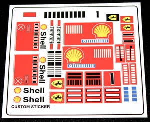Ersatz Custom Aufkleber für 2556 Replacement Sticker Sheet - Bild 1 von 1