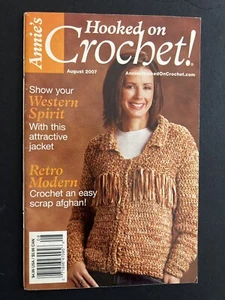 Hooked on Crochet Aug 2007 Issue 148 Western Spirit Jacket Retro Modern Afghan - Picture 1 of 3