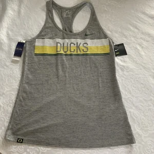 New with tags! Women’s medium Nike dri fit Oregon Ducks racer back tank top - Picture 1 of 20