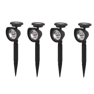 Garden Solar Spotlights Super Bright 3 Lumen LED Outdoor Decoration Lights x 4 - Picture 1 of 2