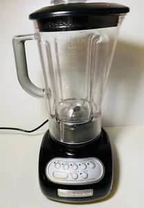 Kitchenaid Household 5 Speed Blender Model KSB560 Black 56 Oz Pitcher KSB560OB0 - Picture 1 of 11