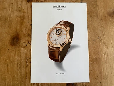 Blancpain - Scheda Tecnica - Léman Tourbillon Grande Data Ref. 2825A-3642-53B - Immagine 1 di 2