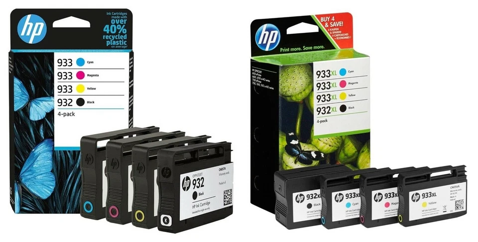 Original HP Multipack 932/933 OfficeJet 6100 6600 6700 7100 7500 7600 NEU+OVP - Bild 1 von 1