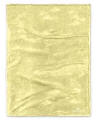 Kuscheldecke 150x200 Tom Tailor Wohndecke flauschig weich warm gelb lemon - Bild 1 von 4