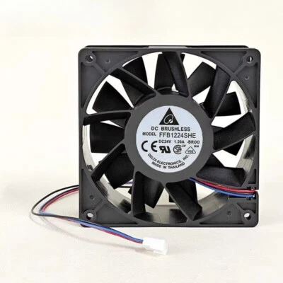 1X Delta FFB1224SHE 12038 24V 1.20A 3-Pin Inverter Cooling Fan Fast Shipping - Image 1 of 2
